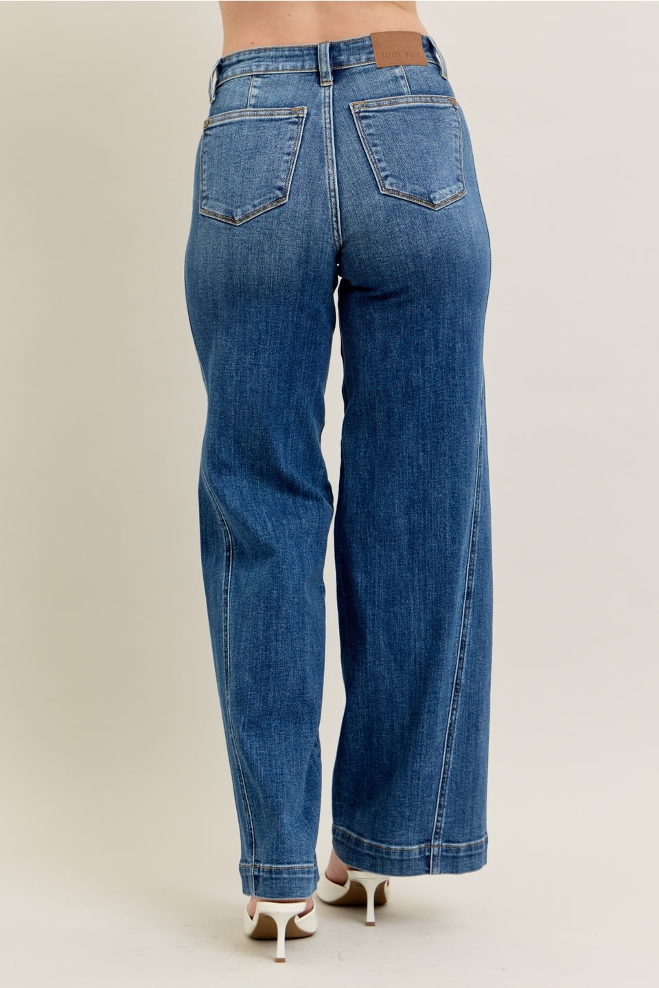 Judy Blue Jeans - High Waisted Trouser Wide Leg