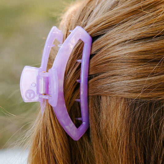 TELETIES - Open Medium Hair Clip - Lavender Mist