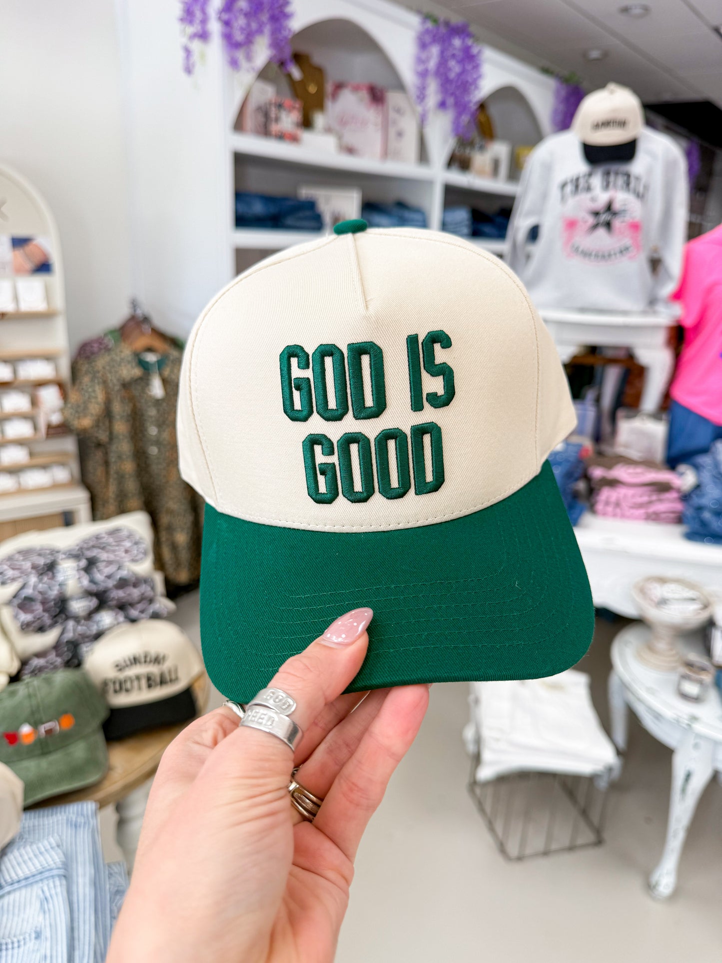 The God is Good Hat - Green