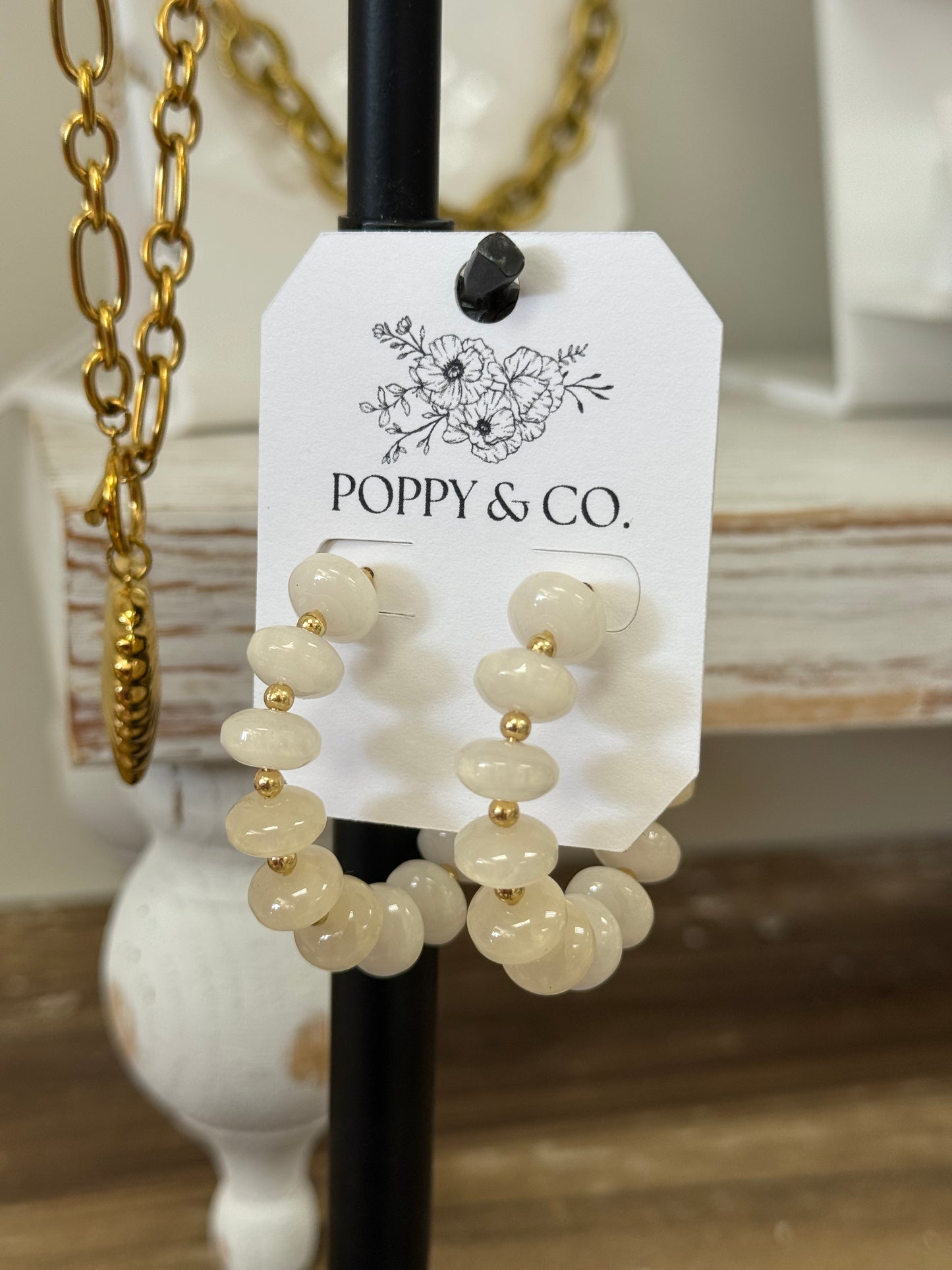 The Laylani Earrings - Natural