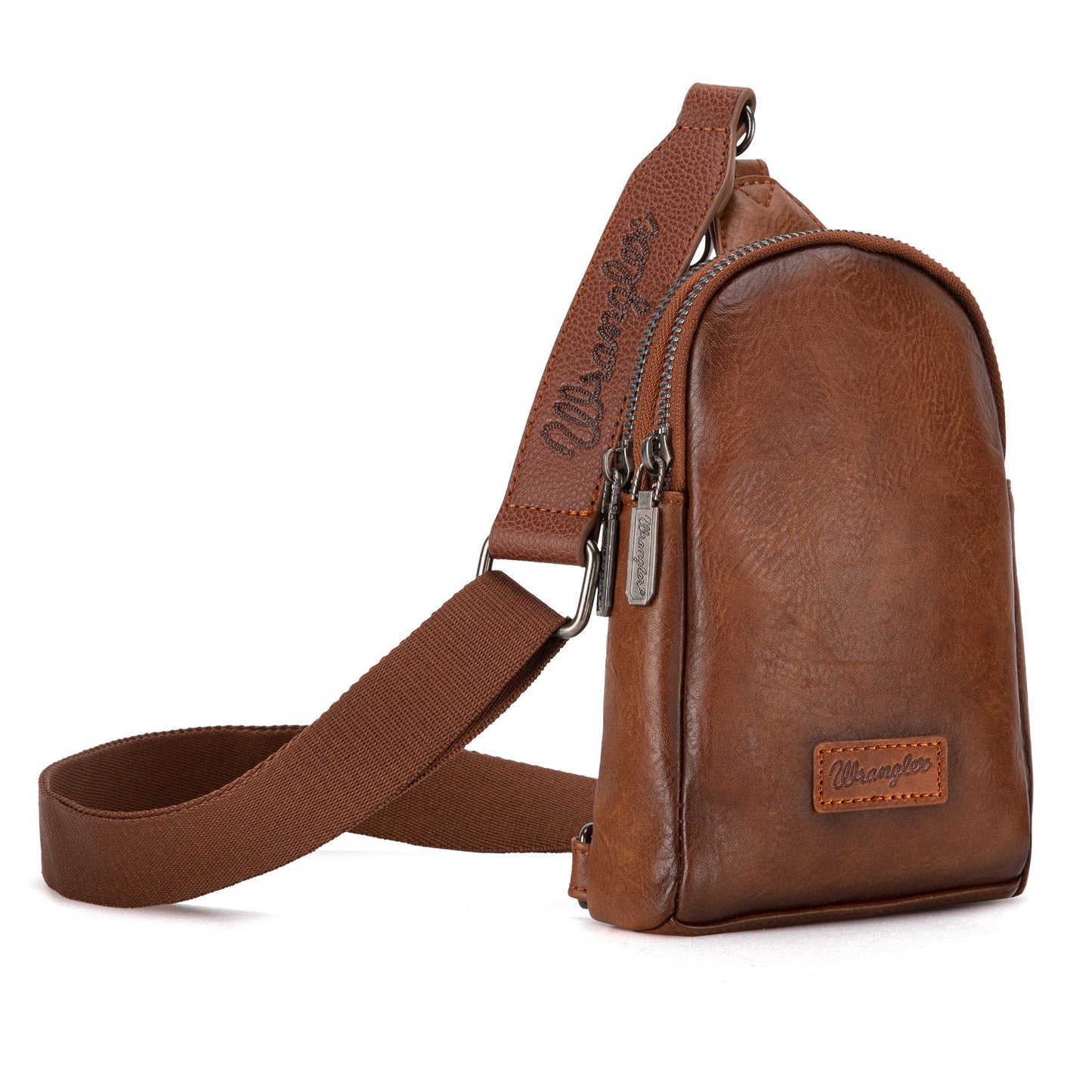 Montana West - Wrangler Sling Bag/Crossbody/Chest Bag - Brown