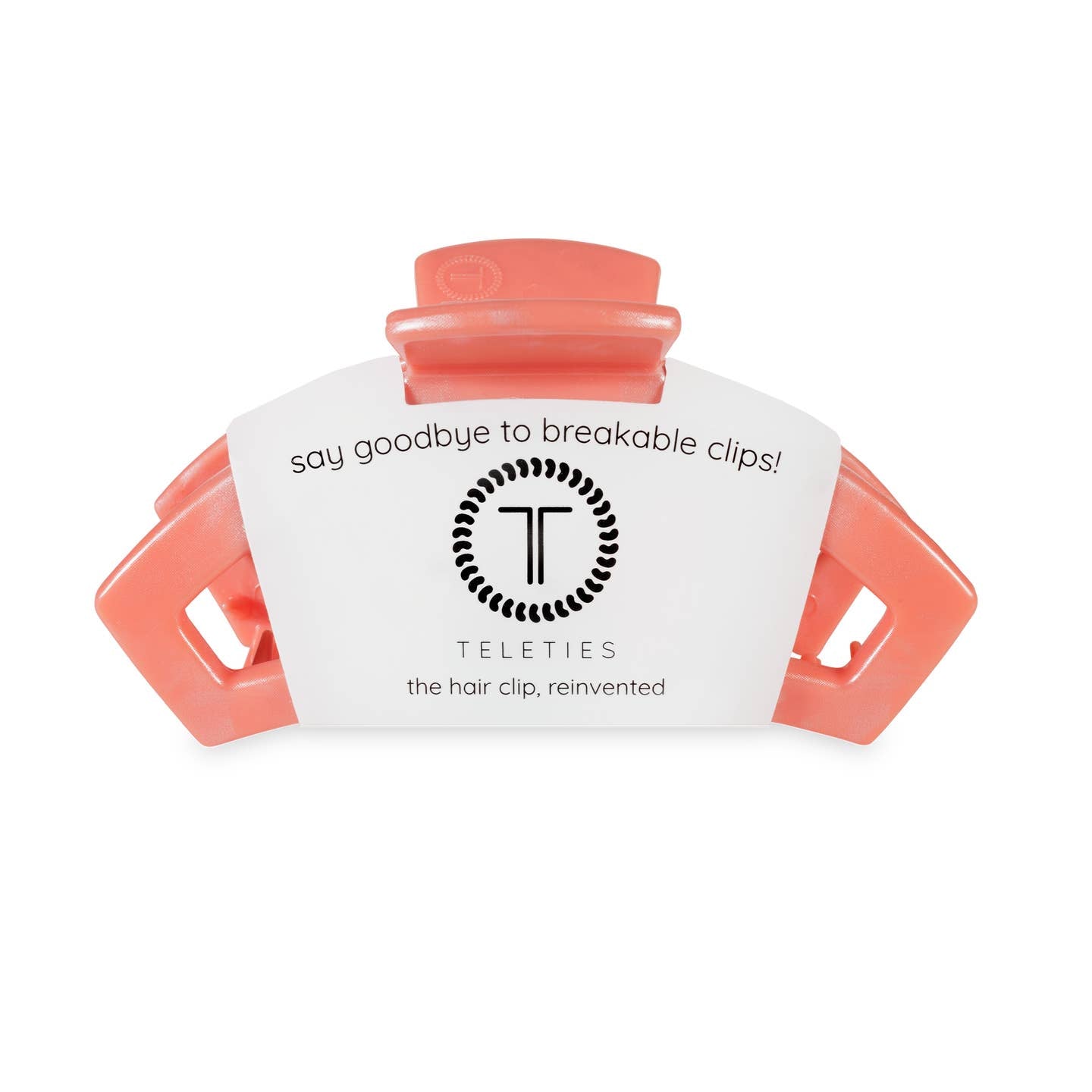TELETIES - Open Medium Hair Clip - Dreamsicle