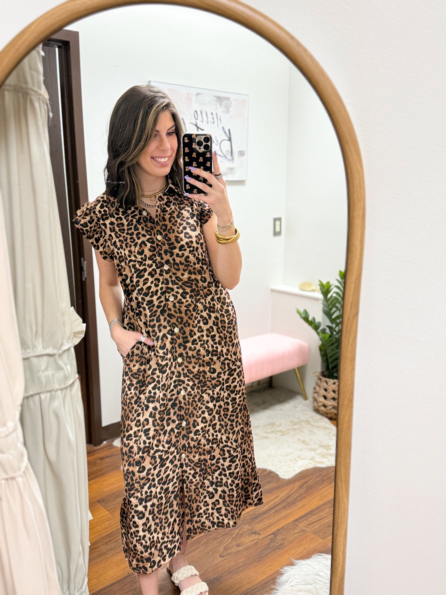 The Brandie Dress - Leopard