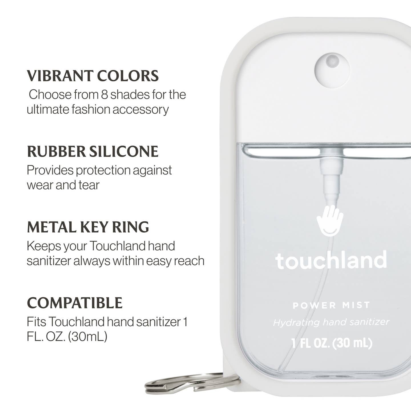 Touchland - Hand Mist Case - Icy White
