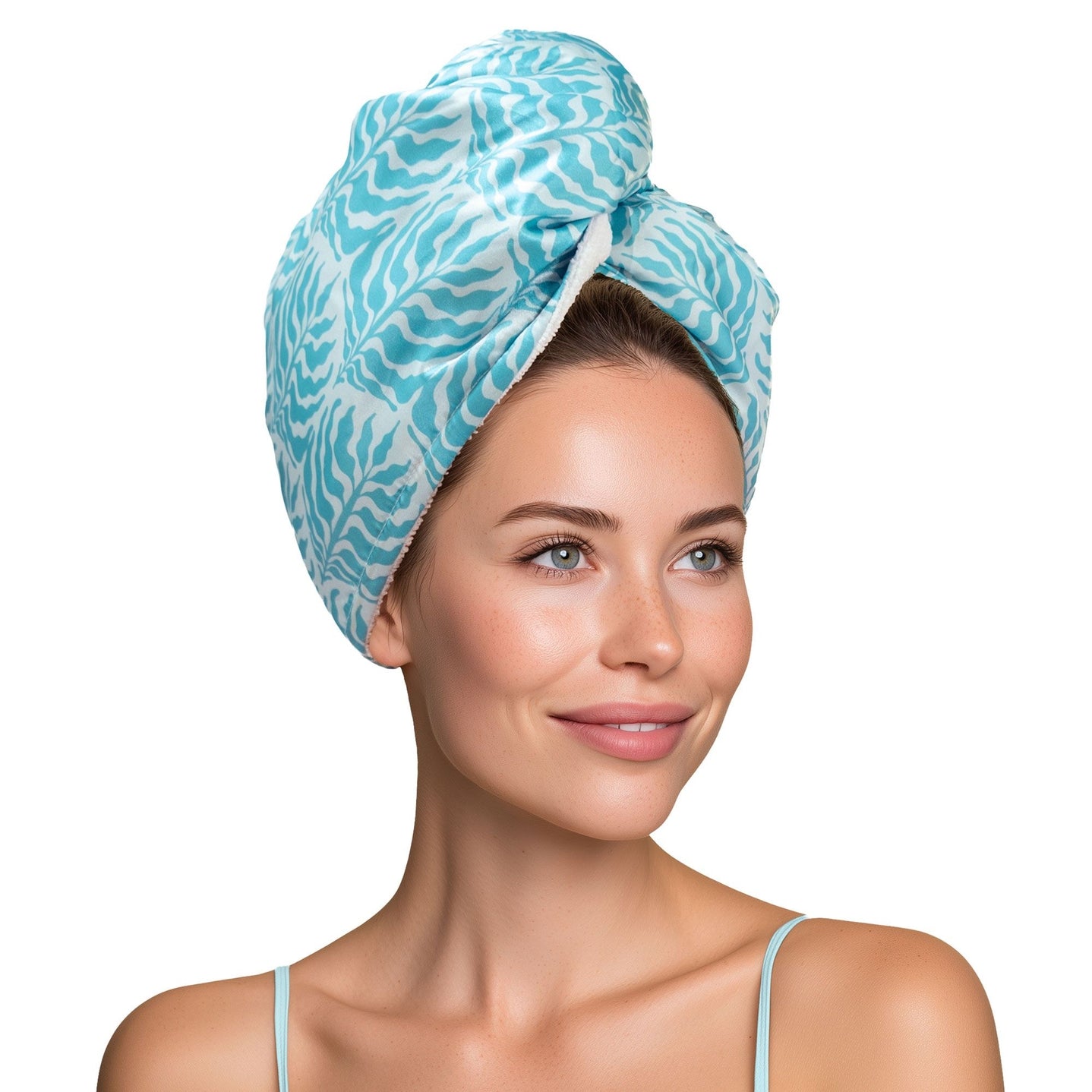 Lemon Lavender - Mane Squeeze Reversible Satin Hair Towel