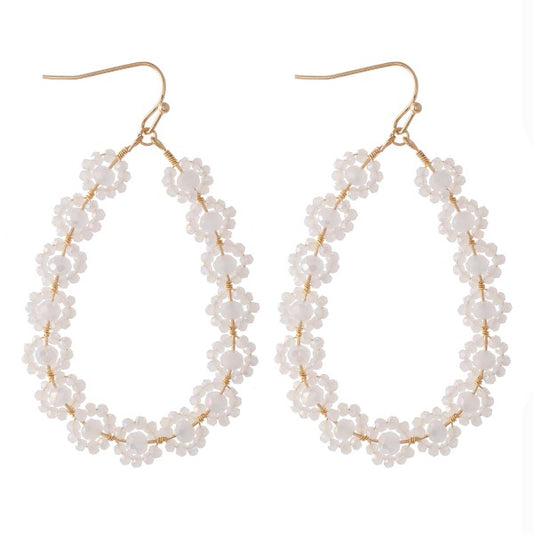 The Hadley Earrings - White
