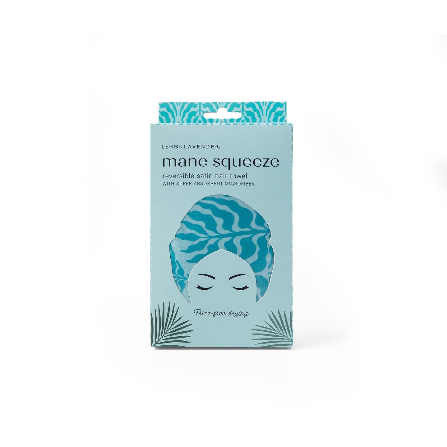 Lemon Lavender - Mane Squeeze Reversible Satin Hair Towel