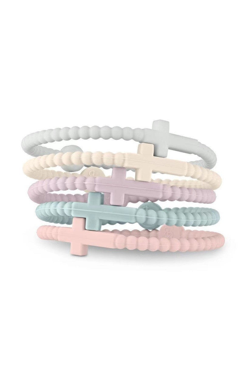The Cross Silicone Bracelet Pack - ASST. COLORS