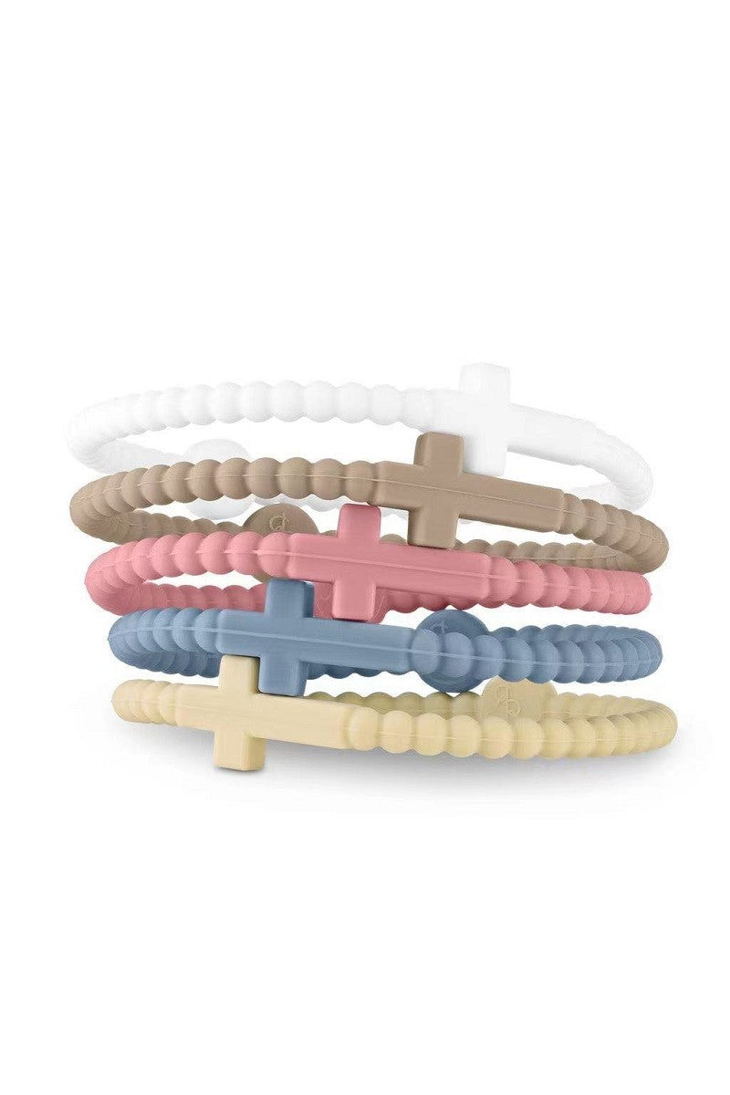 The Cross Silicone Bracelet Pack - ASST. COLORS