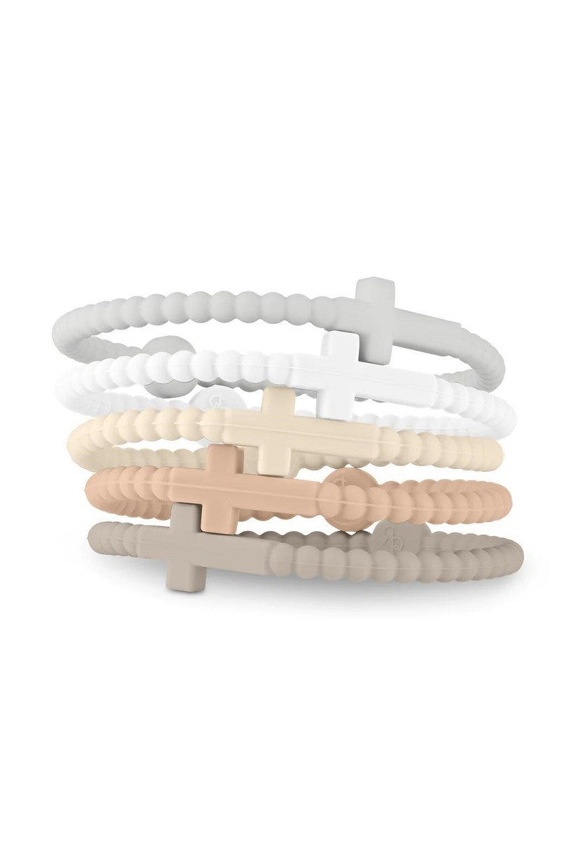 The Cross Silicone Bracelet Pack - ASST. COLORS