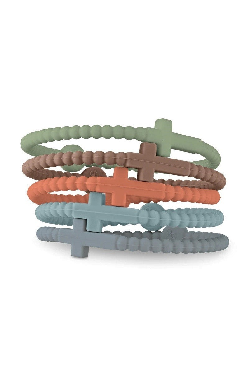 The Cross Silicone Bracelet Pack - ASST. COLORS
