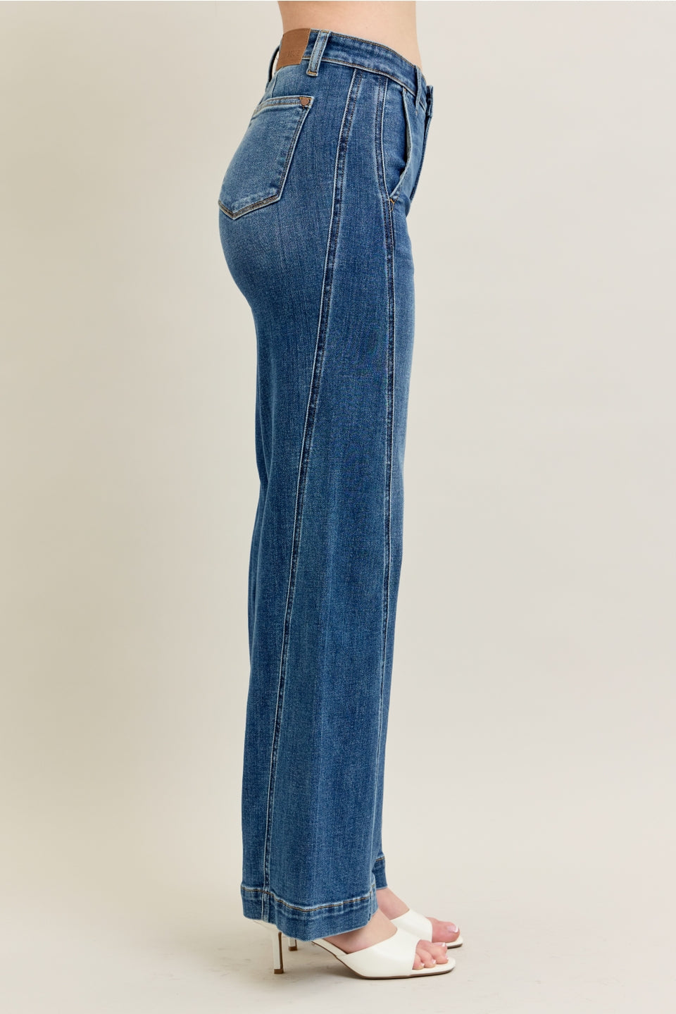 Judy Blue Jeans - High Waisted Trouser Wide Leg