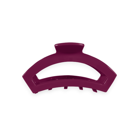 TELETIES - Open Small Hair Clip- Mulberry