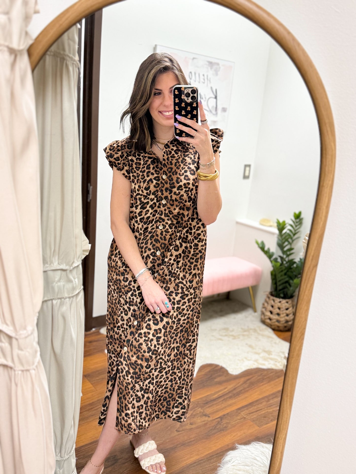 The Brandie Dress - Leopard