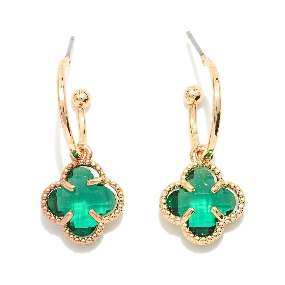 The Cecilia Earrings - Green
