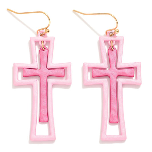 The Tozi Earrings - Pink