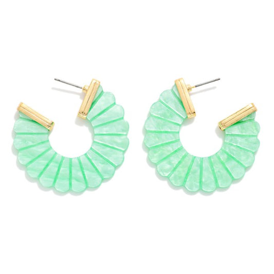 The Jolie Earrings - Mint