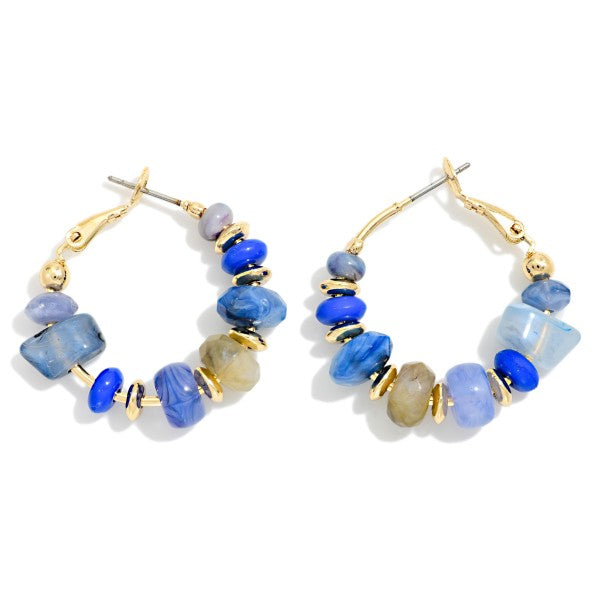 The Adelie Earrings - Sapphire