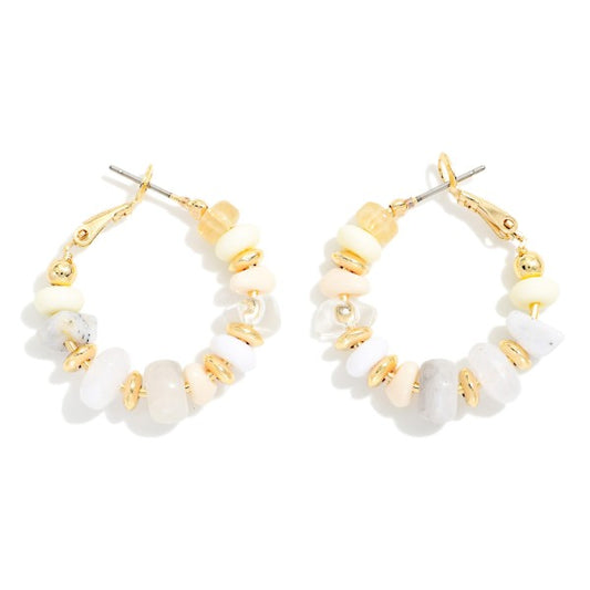The Adelie Earrings - White