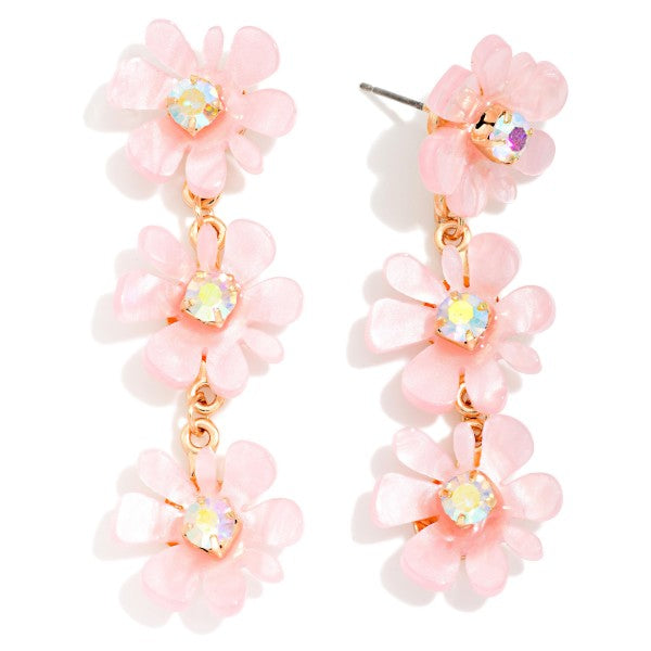 The Gracyn Earrings - Pink
