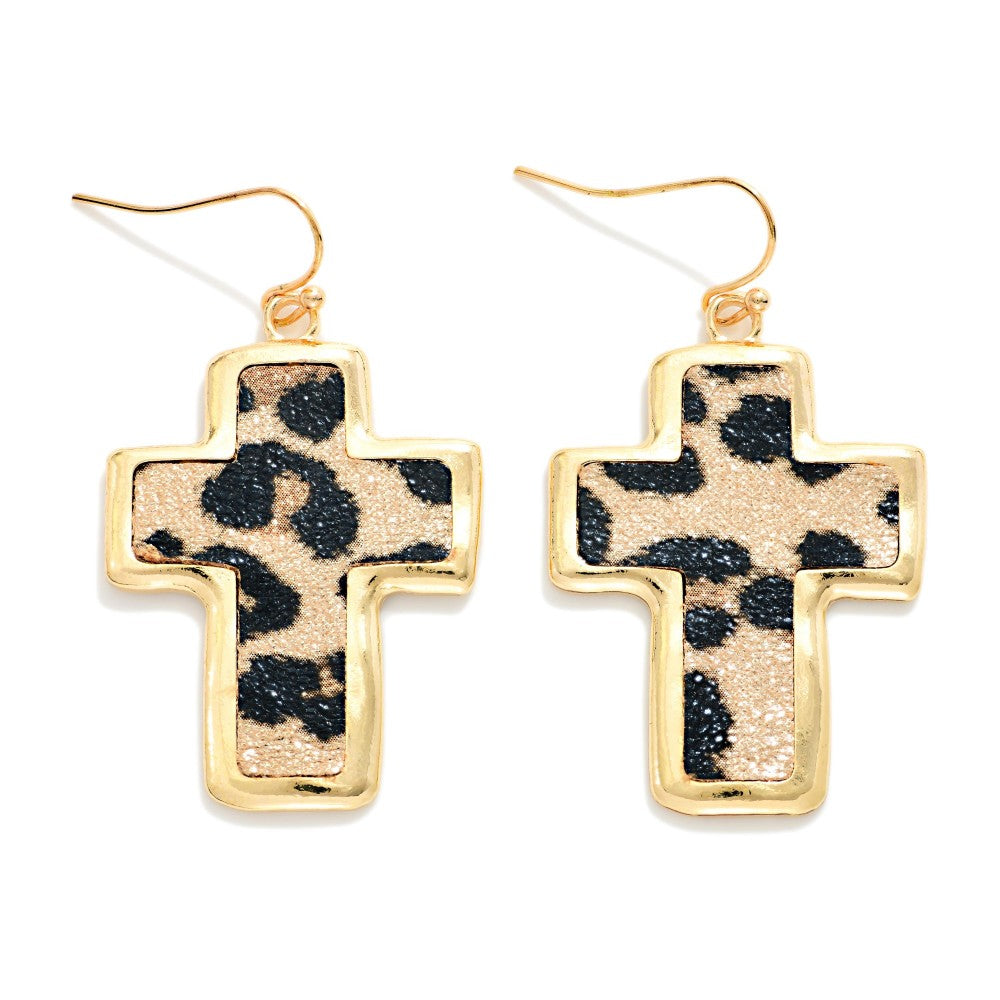The Ruth Earrings - Leopard