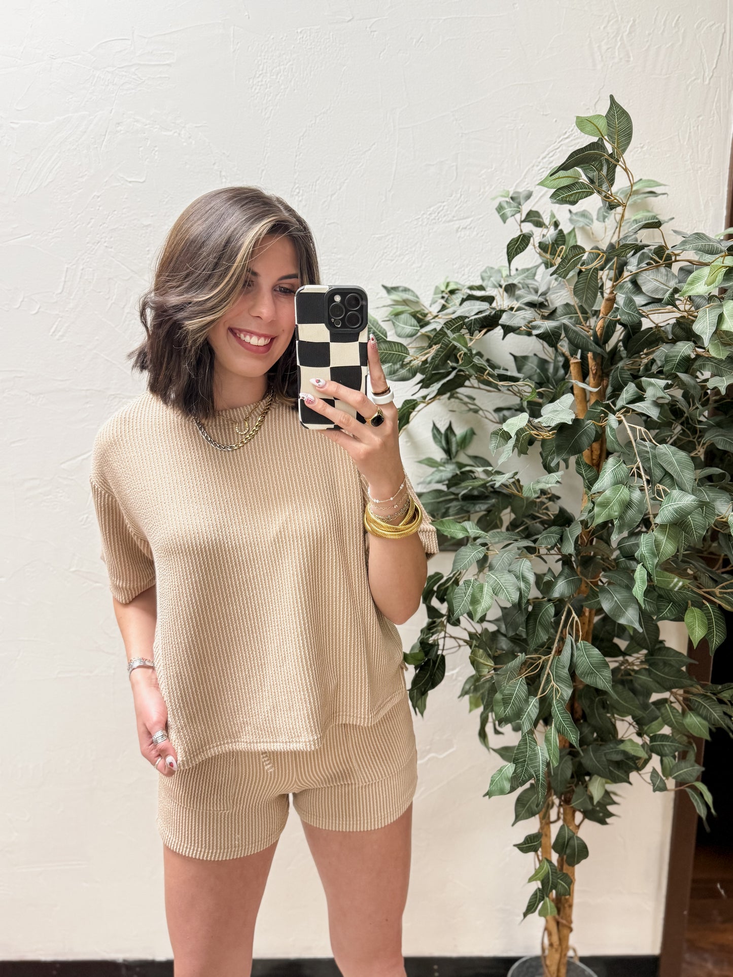 The Everleigh Corded Set - Light Mocha