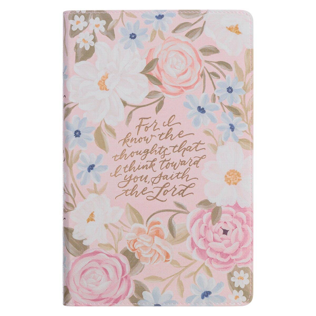 KJV Bible Giant Print Standard-size Faux Leather Floral Print