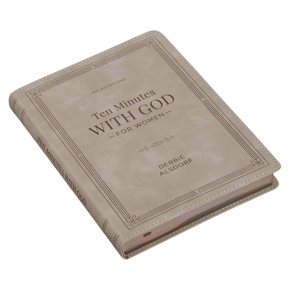 10 Minutes with God for Women Faux Leather Devotional