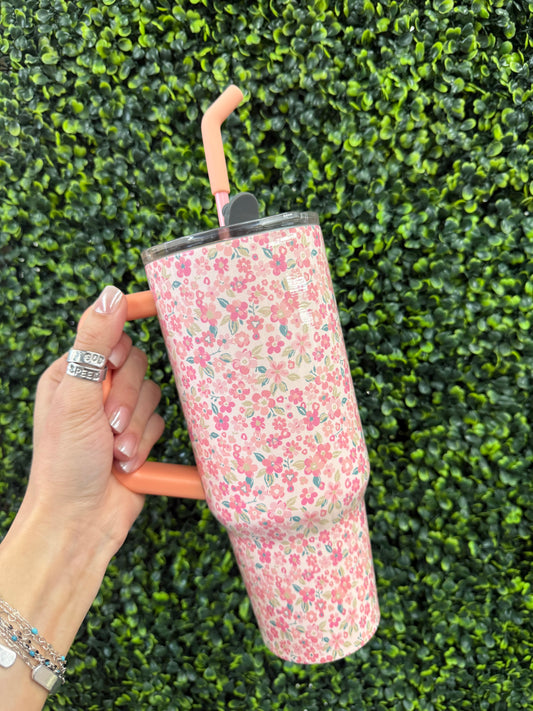 The Spring Floral 40oz Tumbler