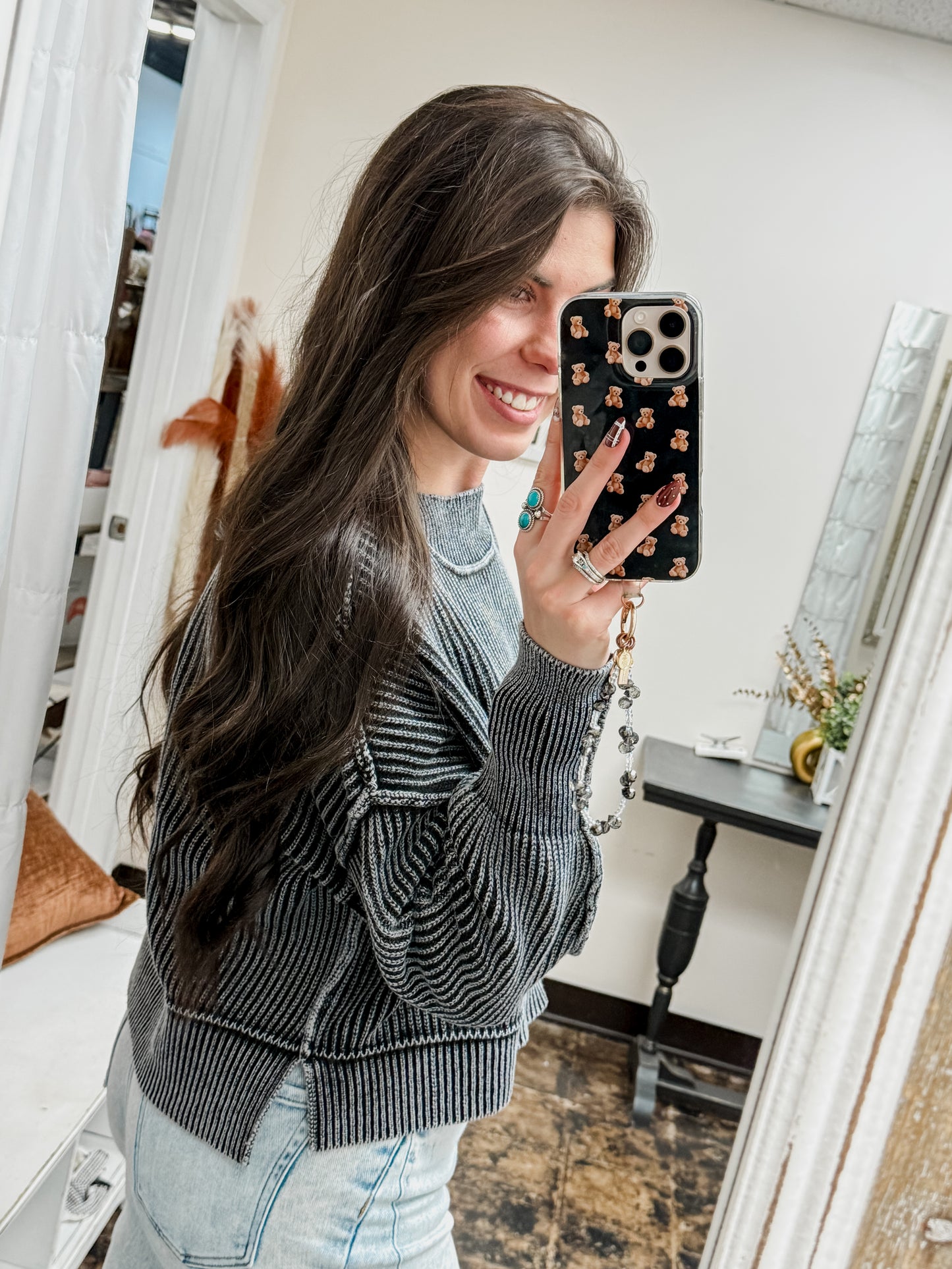 The Jolene Sweater - Black