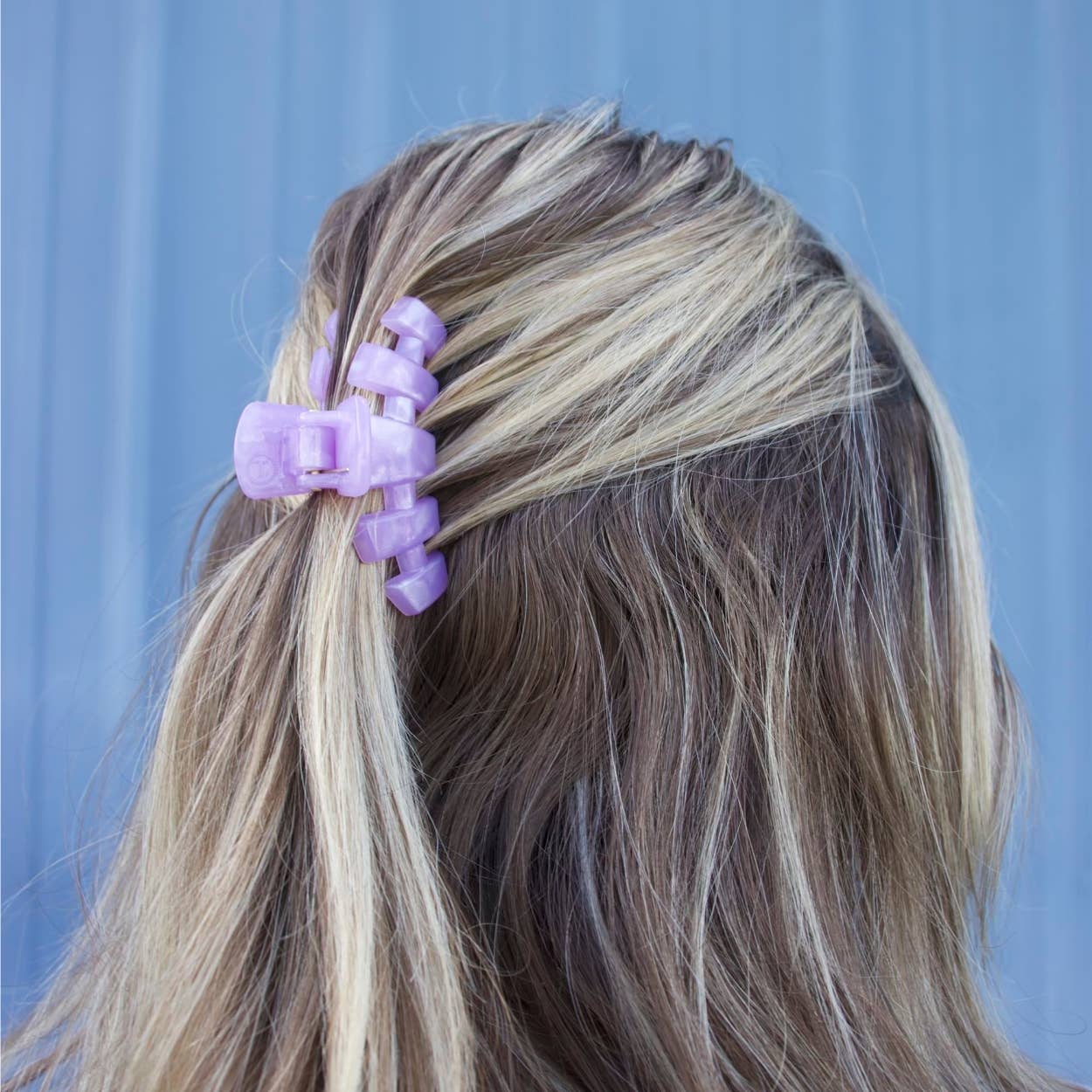 TELETIES - Classic Small Hair Clip - Lavender Mist