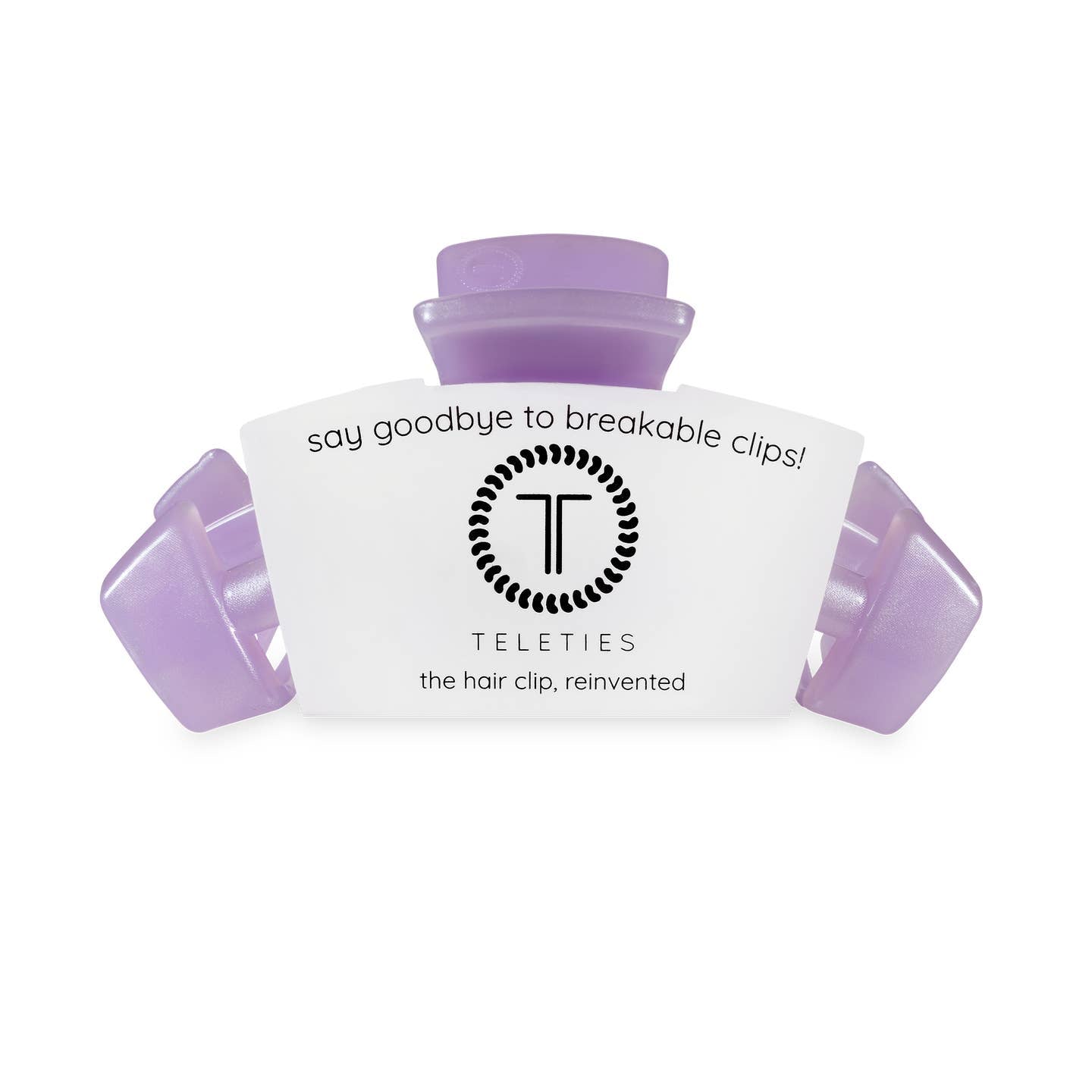TELETIES - Classic Medium Hair Clip - Lavender Mist