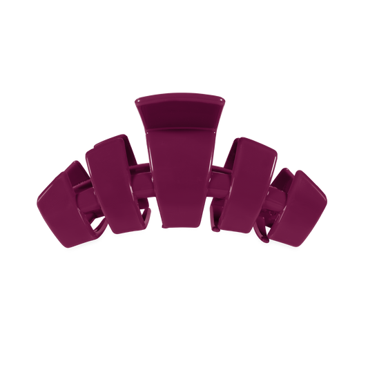 TELETIES - Classic Medium Claw Clip - Mulberry
