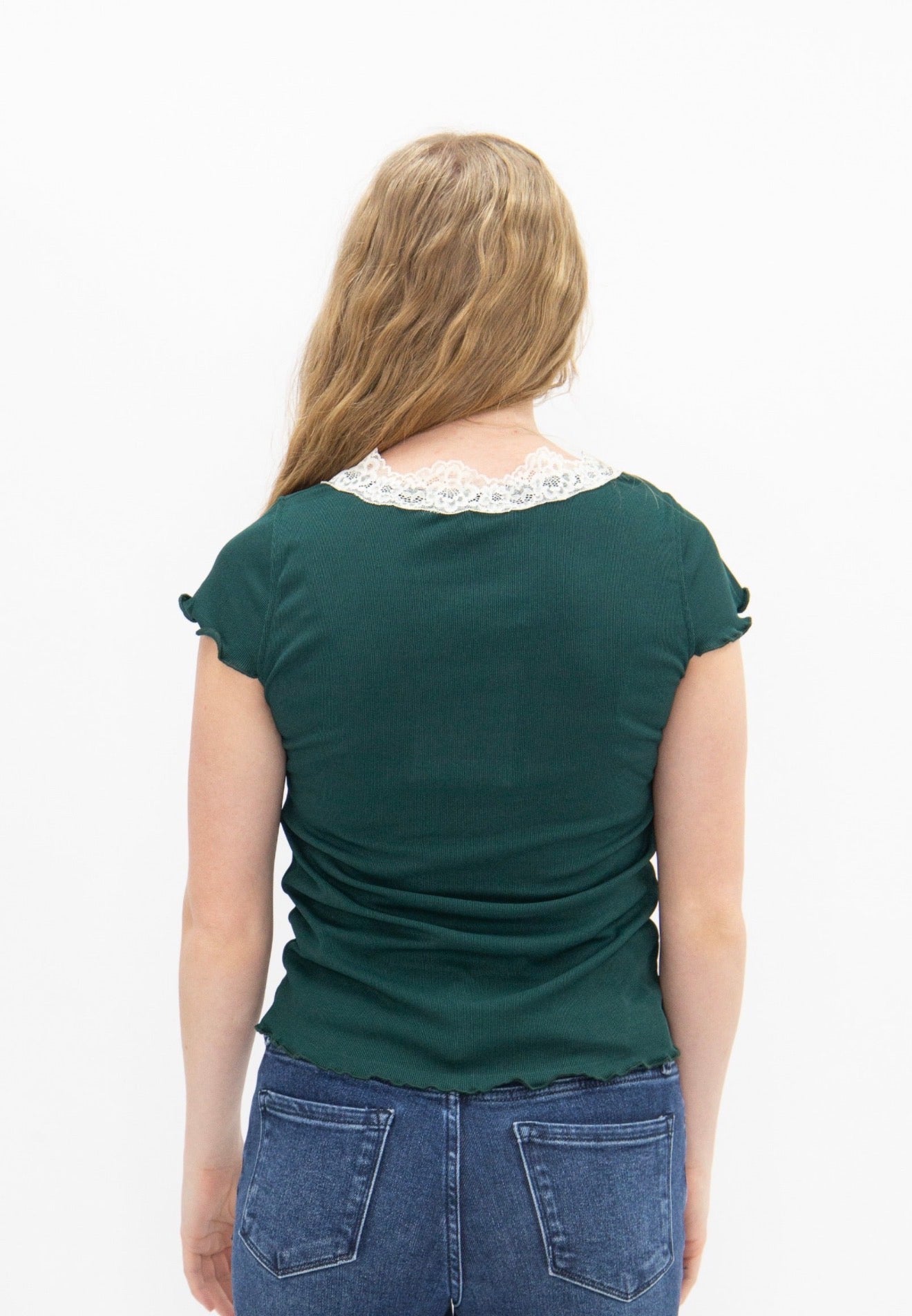 The Chansey Top - Forest Green