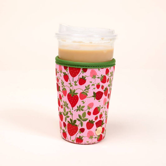 The Darling Effect - Sip Savvy Drink Sleeve - Large - Strawberry Fields