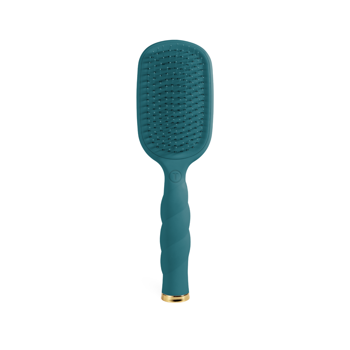 TELETIES - Detangler Hair Brush for Thick Hair - Teal With It