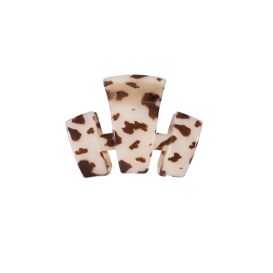 TELETIES - Classic Petite Claw Clip - Blonde Tortoise