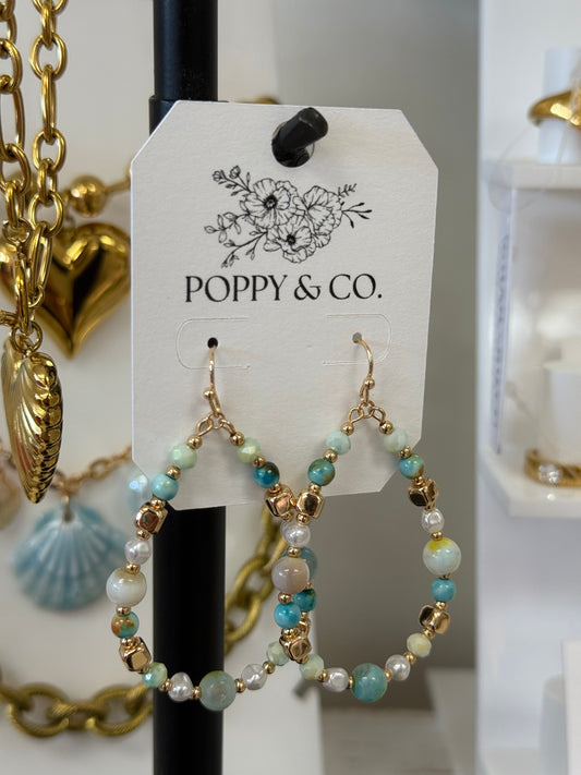 The Jennie Earrings - Turquoise
