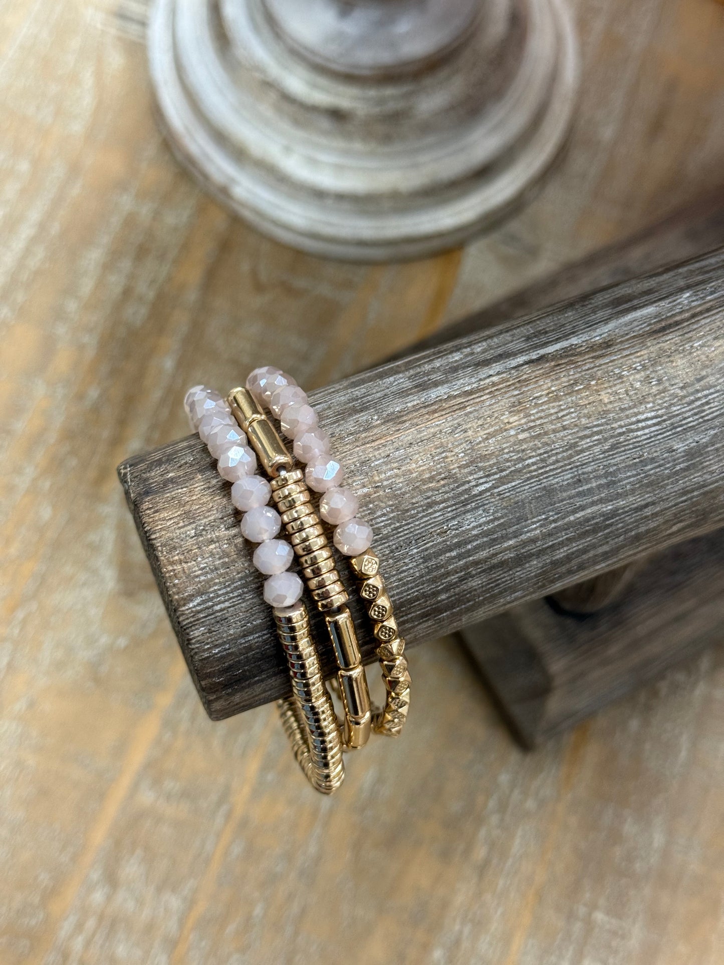 The Tasi Bracelet Stack - Pink
