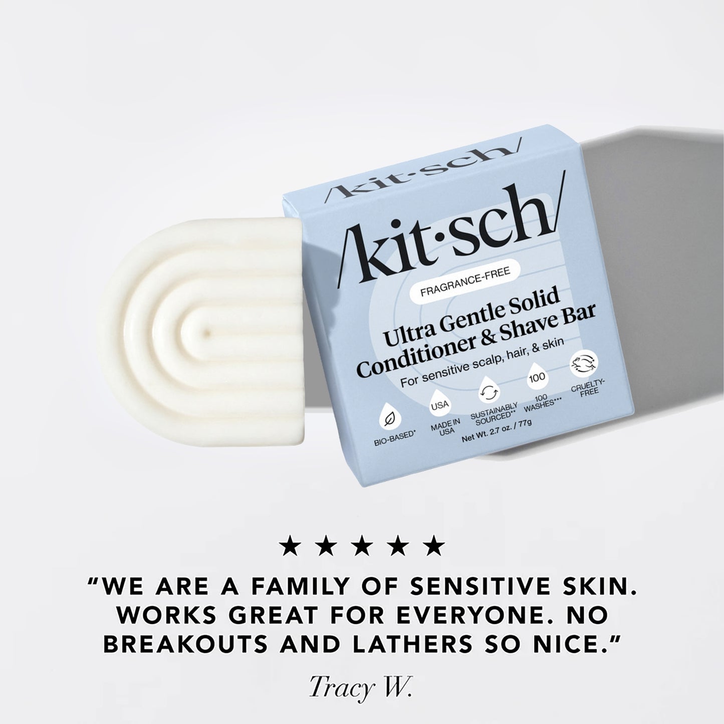 KITSCH - Ultra Sensitive Shampoo & Conditioner Bar Combo