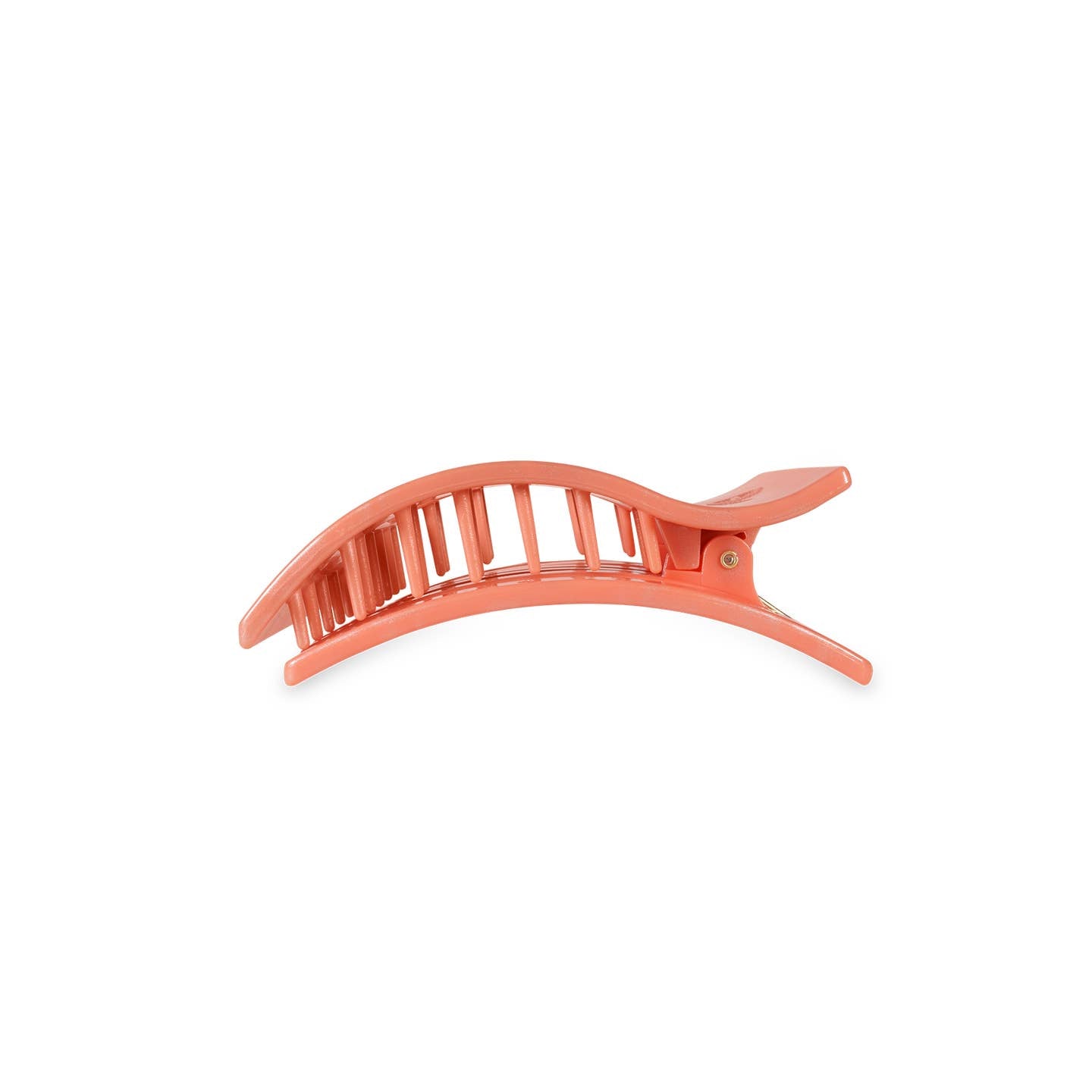 TELETIES - Small Flat Rectangle Hair Clip - Dreamsicle