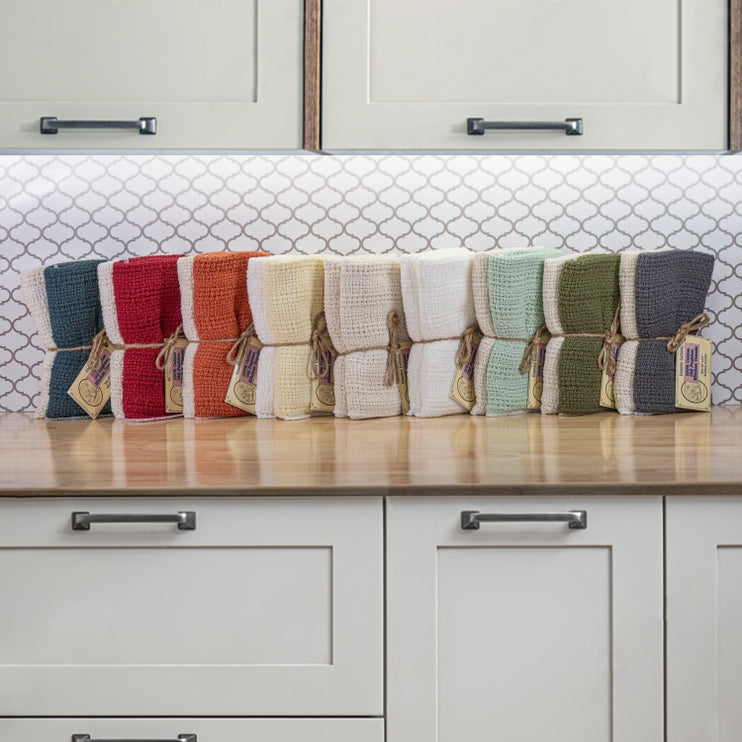 USA MADE Country Cottons Kitchen Towels Set / Asst