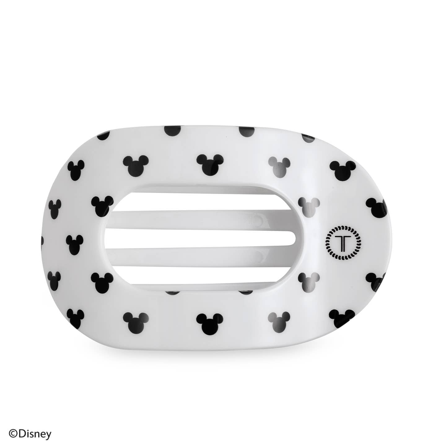 TELETIES - Large Flat Round Hair Clip - The Iconic Mickey Mouse