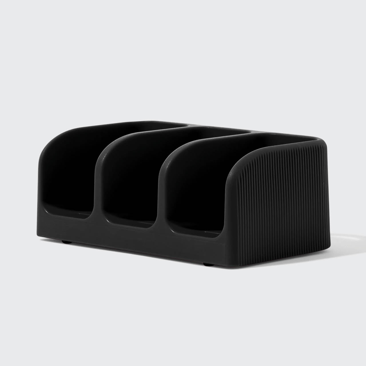 KITSCH - Self-Draining Soap Dish - Black