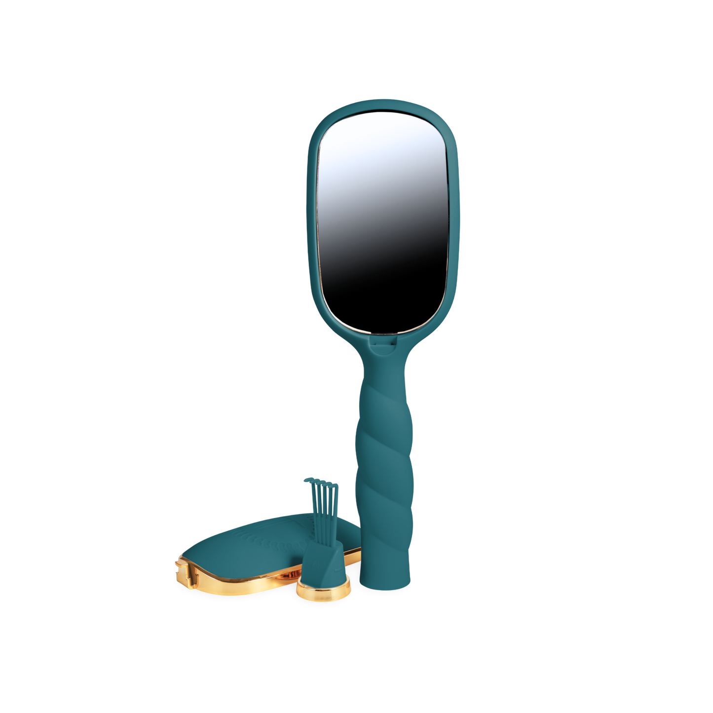 TELETIES - Detangler Hair Brush for Medium Hair - Teal With It