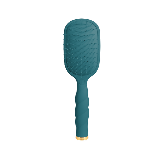 TELETIES - Detangler Hair Brush for Fine Hair - Teal With It