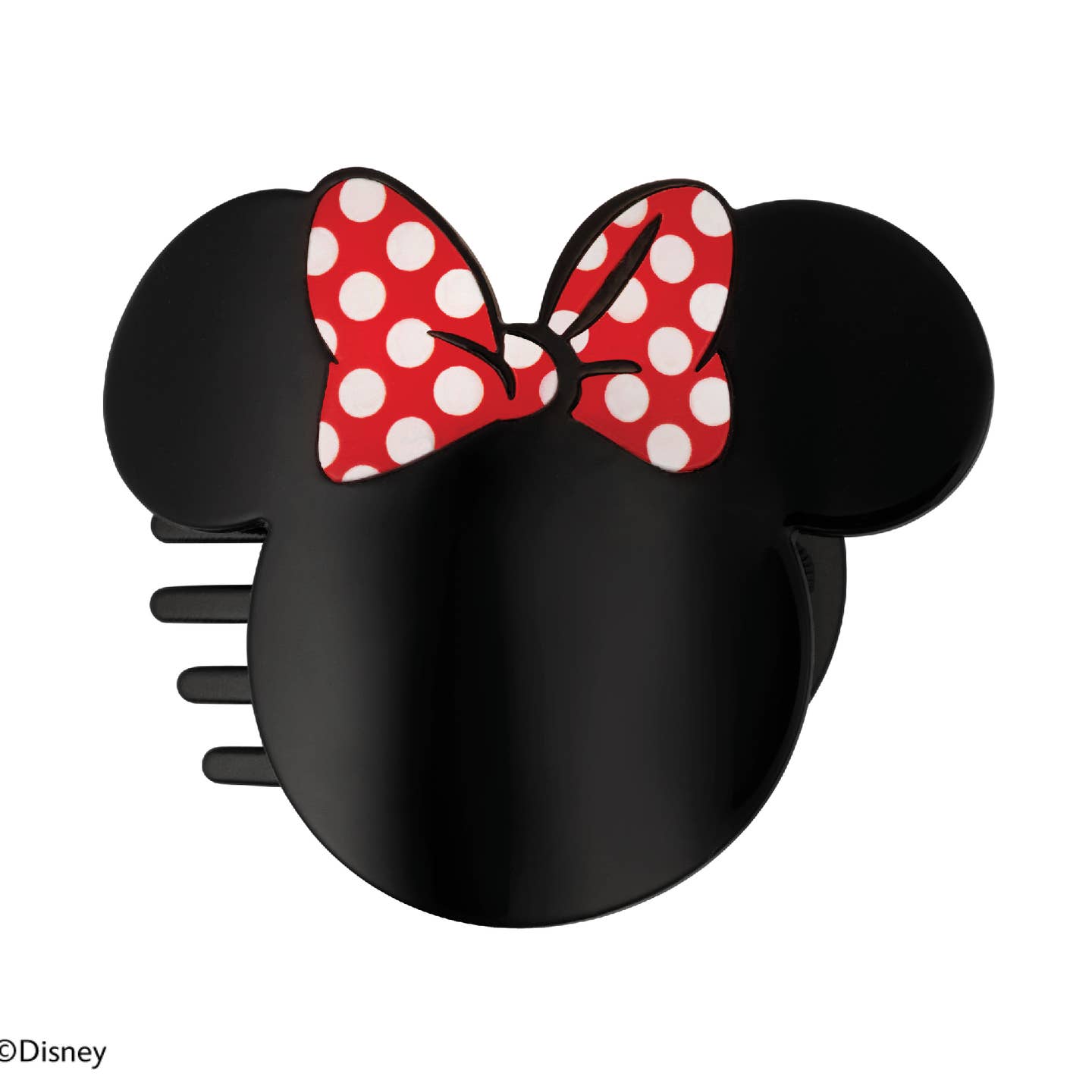 TELETIES - Medium Flat Hair Clip - Disney: Minnie Mouse Shaped
