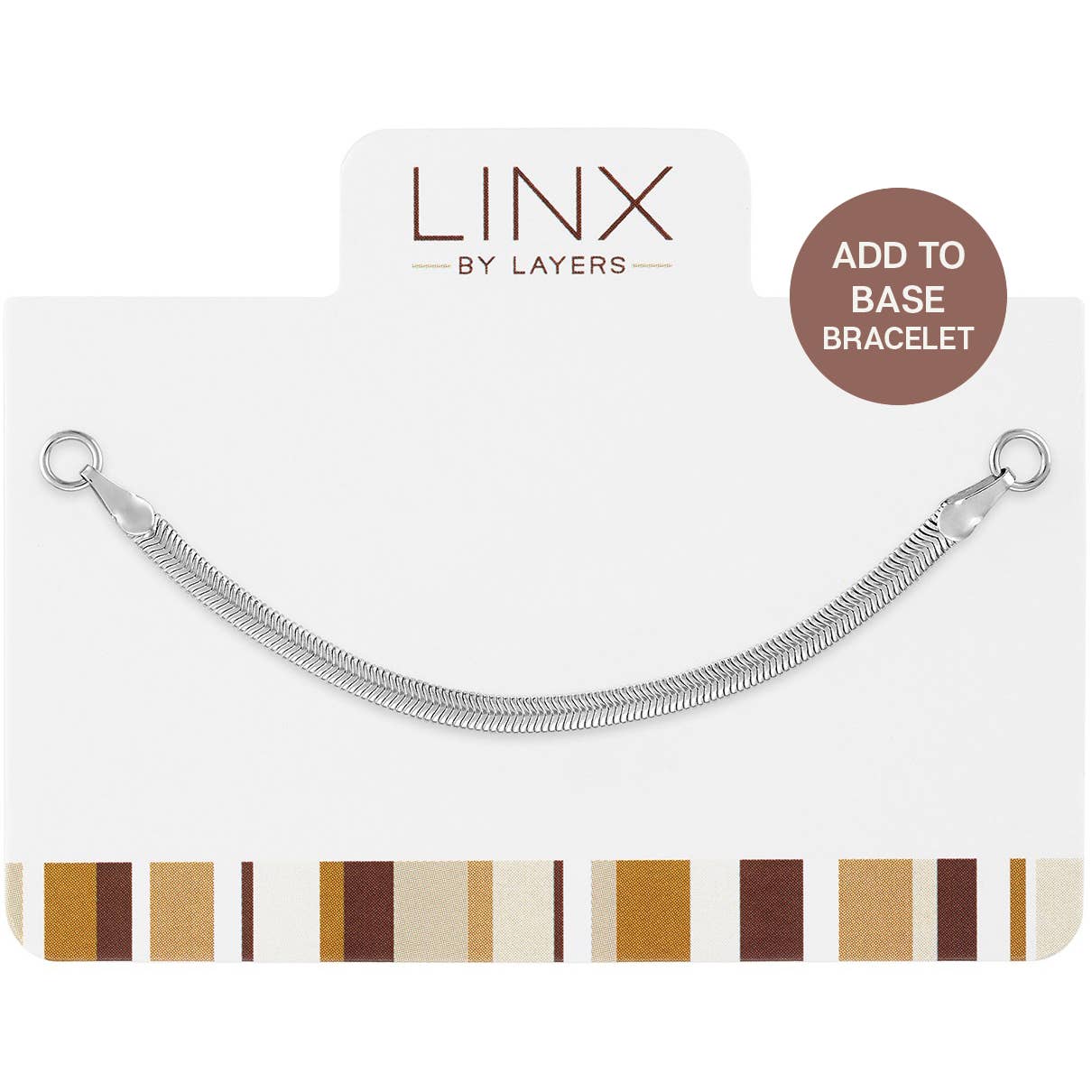 LINX - Add On - Silver Herringbone Chain