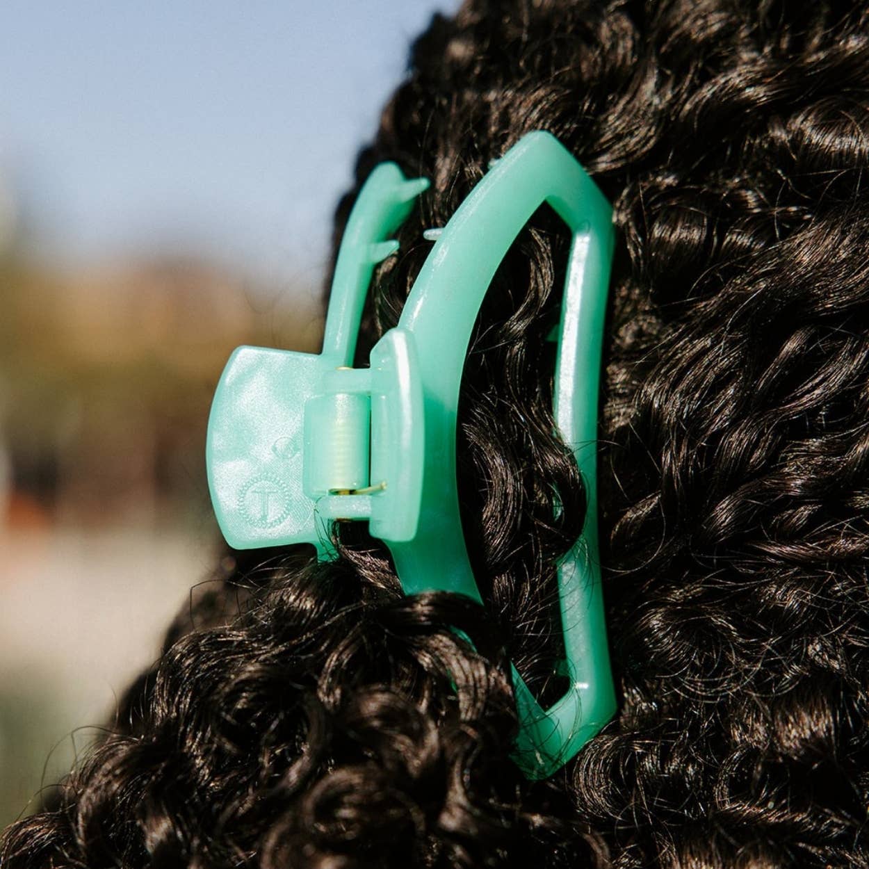 TELETIES - Open Medium Hair Clip - Spring Splash