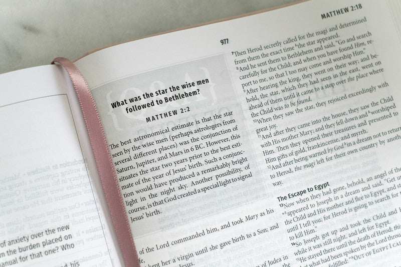 Light for Life NASB Study Bible : Blush Bouquet